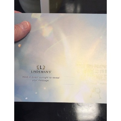 Light Reveal Printing